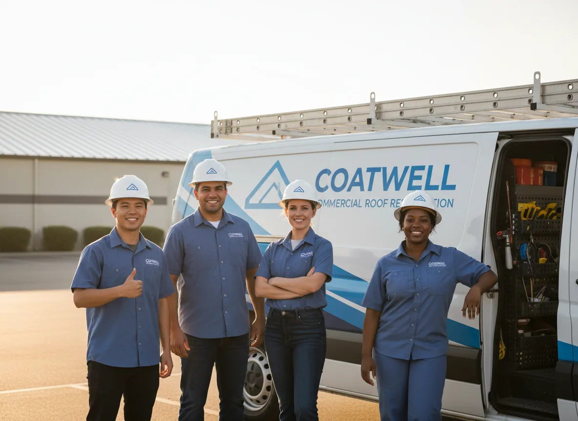 Commercial roof coating company in Hinton, IA